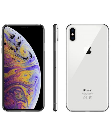 iPhone XS Max 256 ГБ серебристый задняя крышка ободок и дисплей